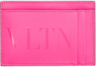 Valentino Garavani Pink VLTN Card Holder