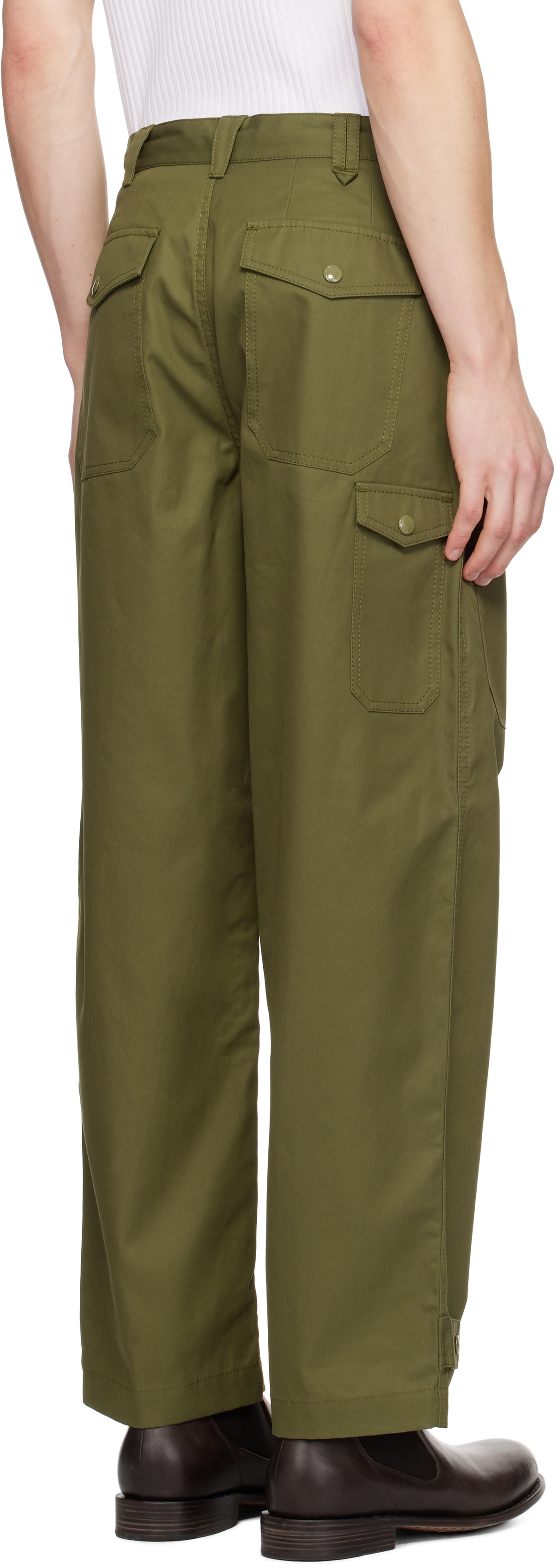 Pilgrim Surf + Supply Khaki Alfonso Fatigue Cargo Pants
