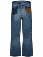MIHARA YASUHIRO Cotton Denim Pants with Elastic Waistband