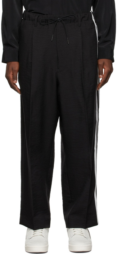 Photo: Y-3 Black CH1 Stripe Trousers