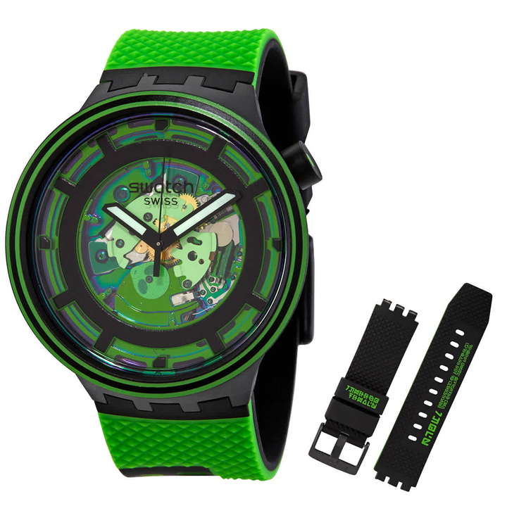 Photo: Swatch Big Bold Planets Quartz Mens Watch SB01B125