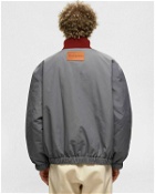 Jw Anderson Contrast Zip Front Blouson Grey - Mens - Bomber Jackets