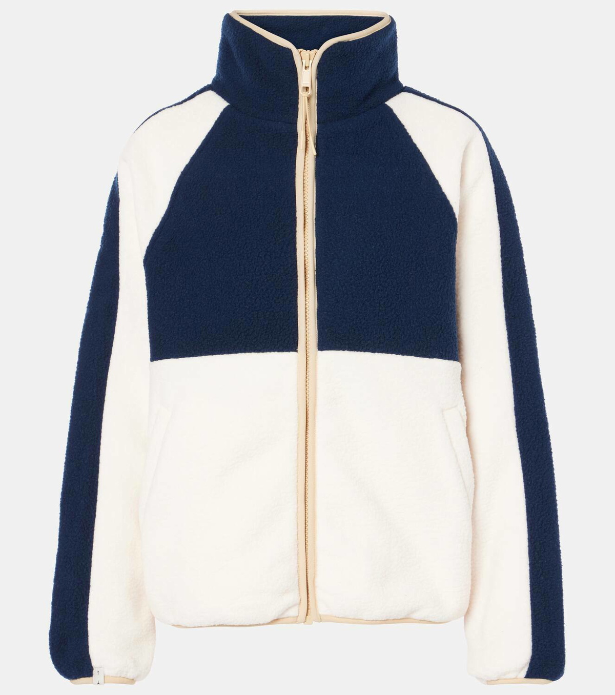 【The Upside】 Harlowフリースジャケット The Upside Harlow colorblocked fleece jacket The Upside