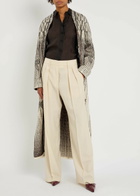 Forte_forte Pleated Woven Trousers Cream