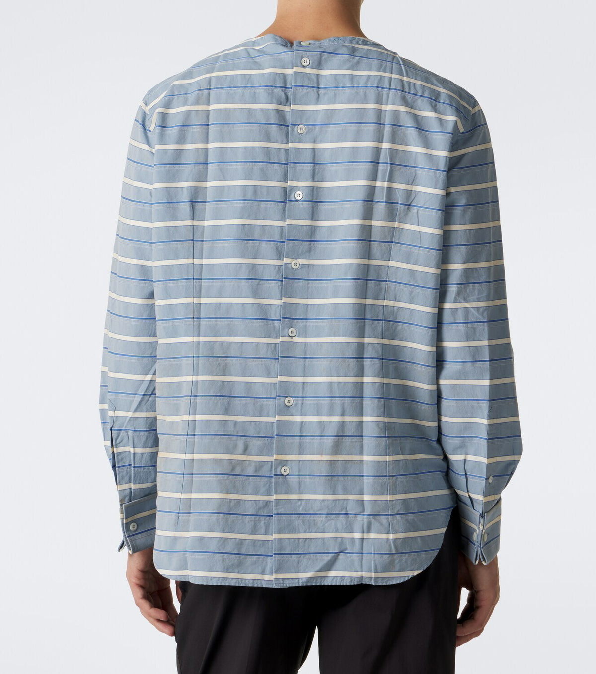 Prada Striped cotton twill shirt