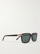 Cartier Eyewear - Square-Frame Tortoiseshell Acetate and Gold-Tone Sunglasses