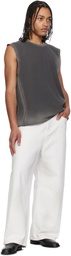 COOR Gray Faded-Wash Crewneck Tank Top