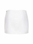 INTERIOR The Demi Cotton Mini Skirt