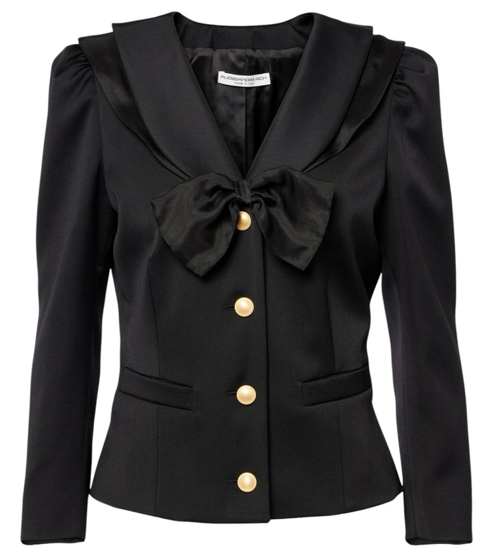 Photo: Alessandra Rich Virgin wool jacket