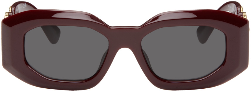 Burgundy versace discount sunglasses