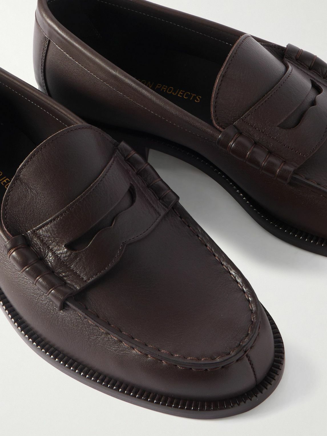 Common Projects - Leather Penny Loafers - Brown