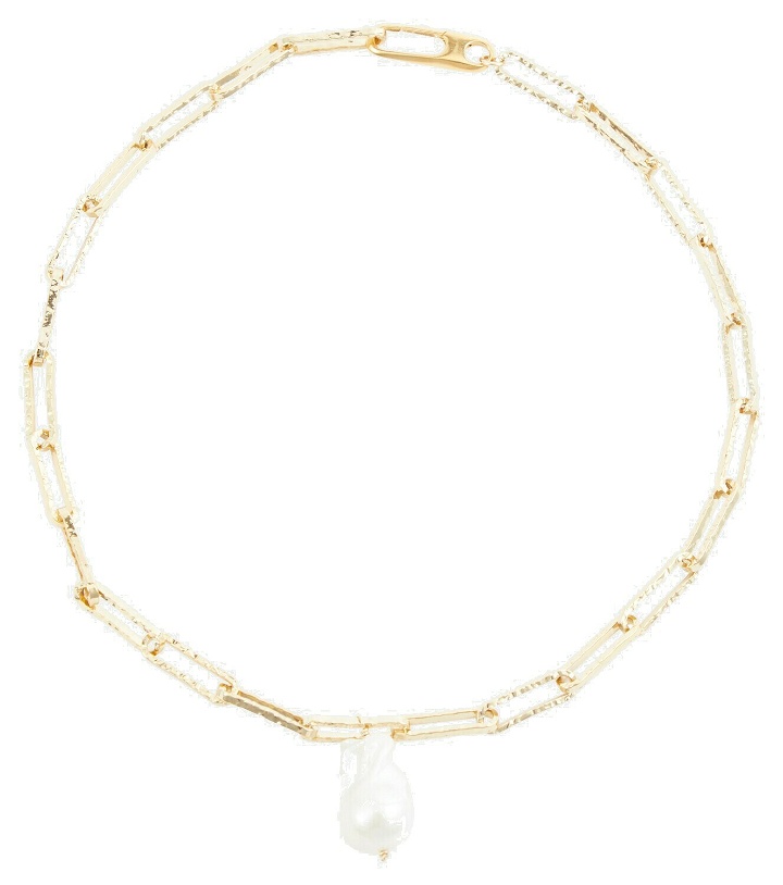 Photo: Alighieri - The Baroque Pearl Layer 24kt gold-plated necklace with pearl