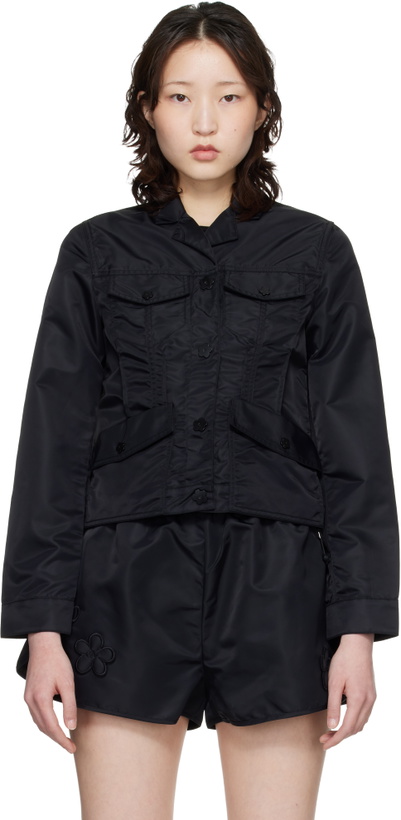 Photo: Cecilie Bahnsen Black CBclover Blazer
