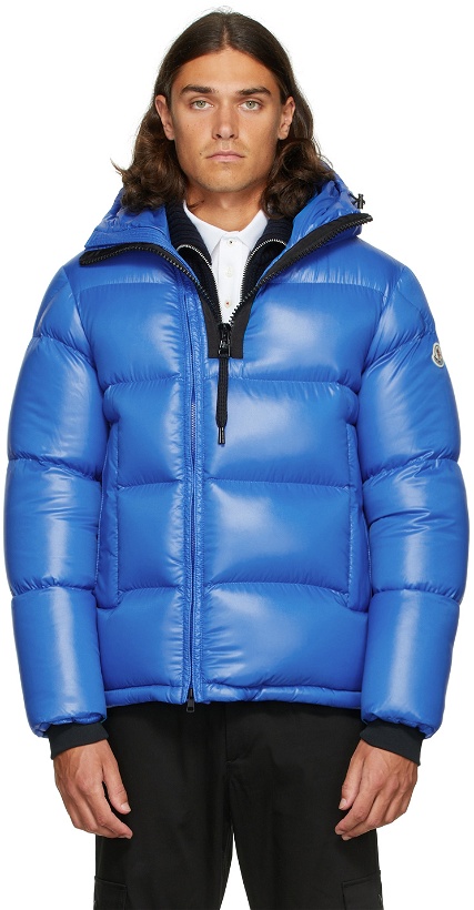 Photo: Moncler Blue Down Guitry Jacket