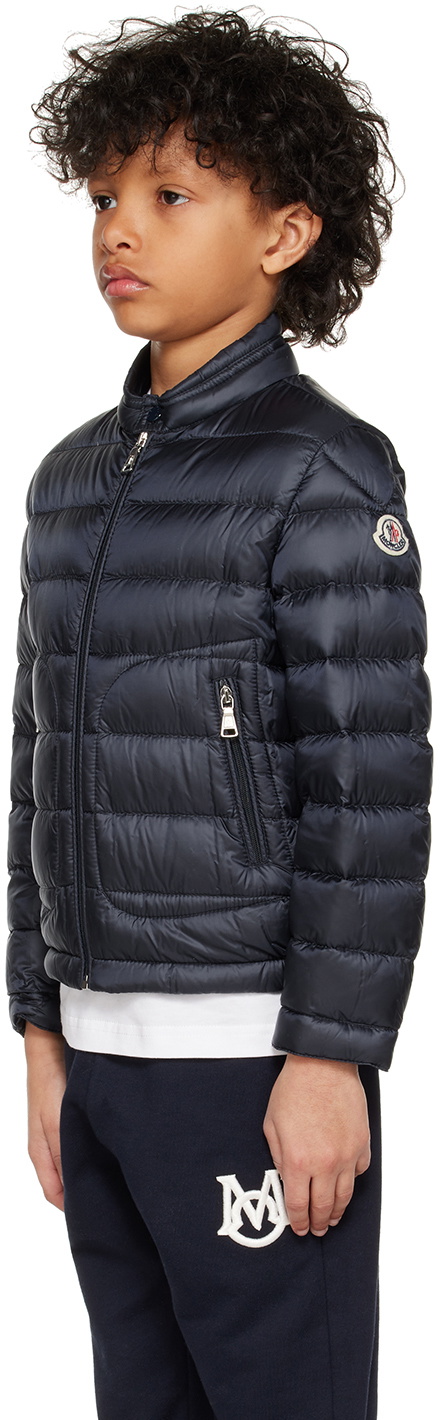 Moncler Enfant Boys Down Padded Dilar Jacket in Navy