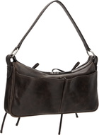 MARGESHERWOOD Brown Ribbon Pochette Large Bag