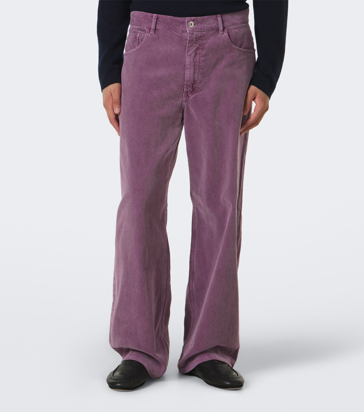 Auralee Cotton corduroy wide-leg pants