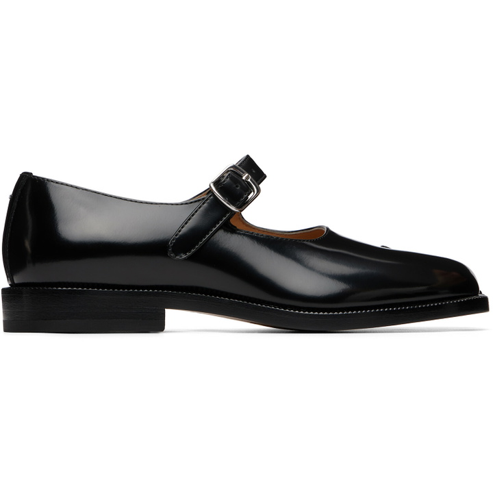 Photo: Maison Margiela Black Tabi Mary-Jane Loafers