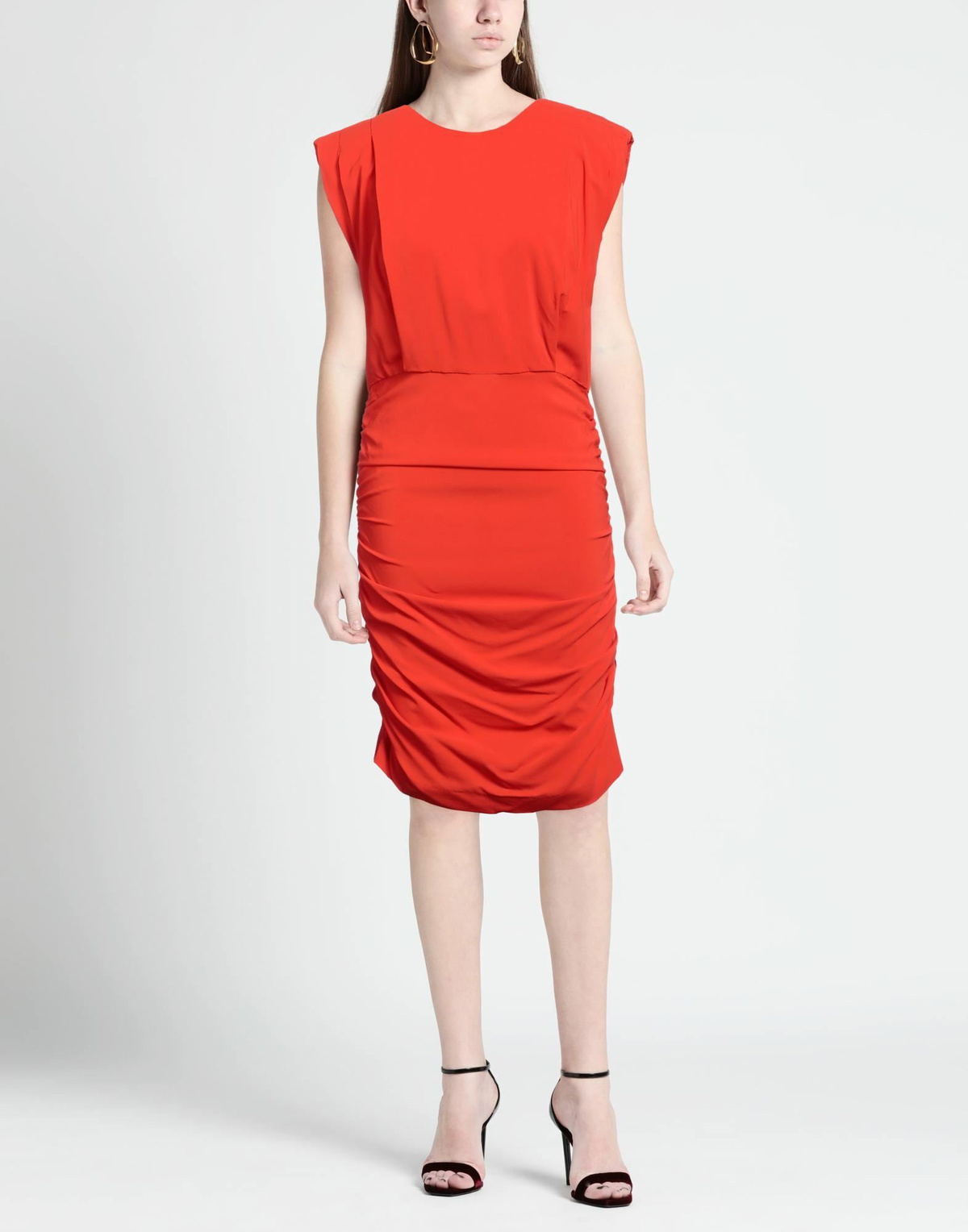 Jucca Womens Midi dress Coral