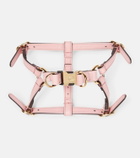 Gucci - XS faux leather dog harness