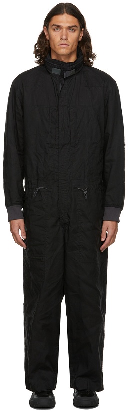 Photo: Y-3 Black Waxed Utility Flying Jumpsuit
