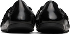 Ferragamo Black Elasticated Loafers