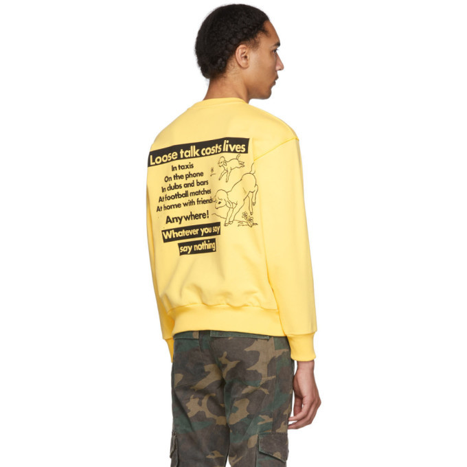 Resort Corps Yellow Loose Talk Sweatshirt