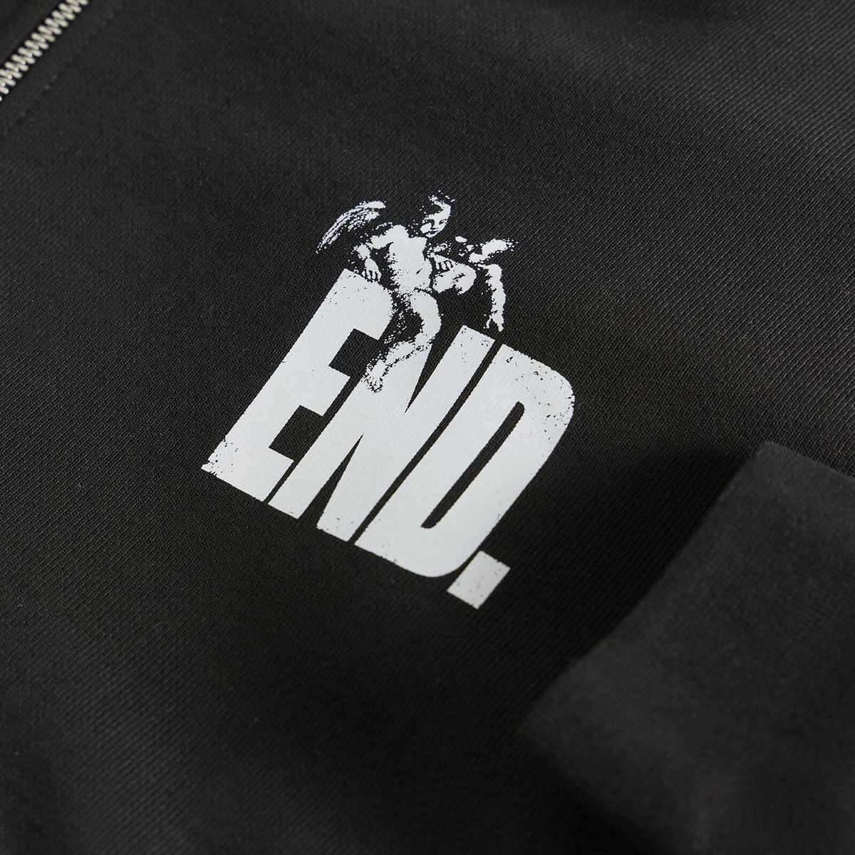 END. Manchester Zip Hoodie in Black