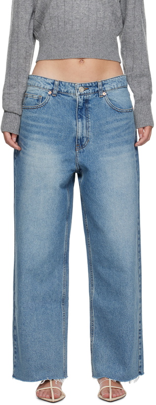 Photo: Recto Blue Wide Jeans