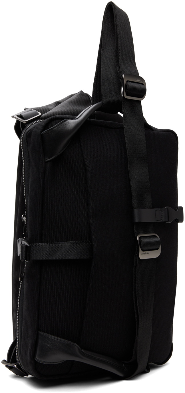 Côte&Ciel Black Riss Coated Canvas Pouch Cote & Ciel