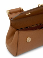 DOLCE & GABBANA Mini Sicily Dauphine Leather Top Handle