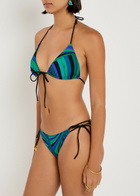 Pucci Printed Halterneck Bikini top Multi Print