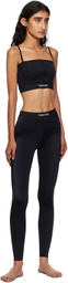 TOM FORD Black Lustrous Jersey Signature Leggings