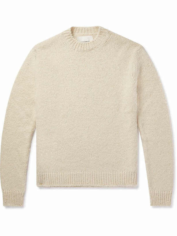 Photo: Jil Sander - Alpaca-Blend Sweater - White