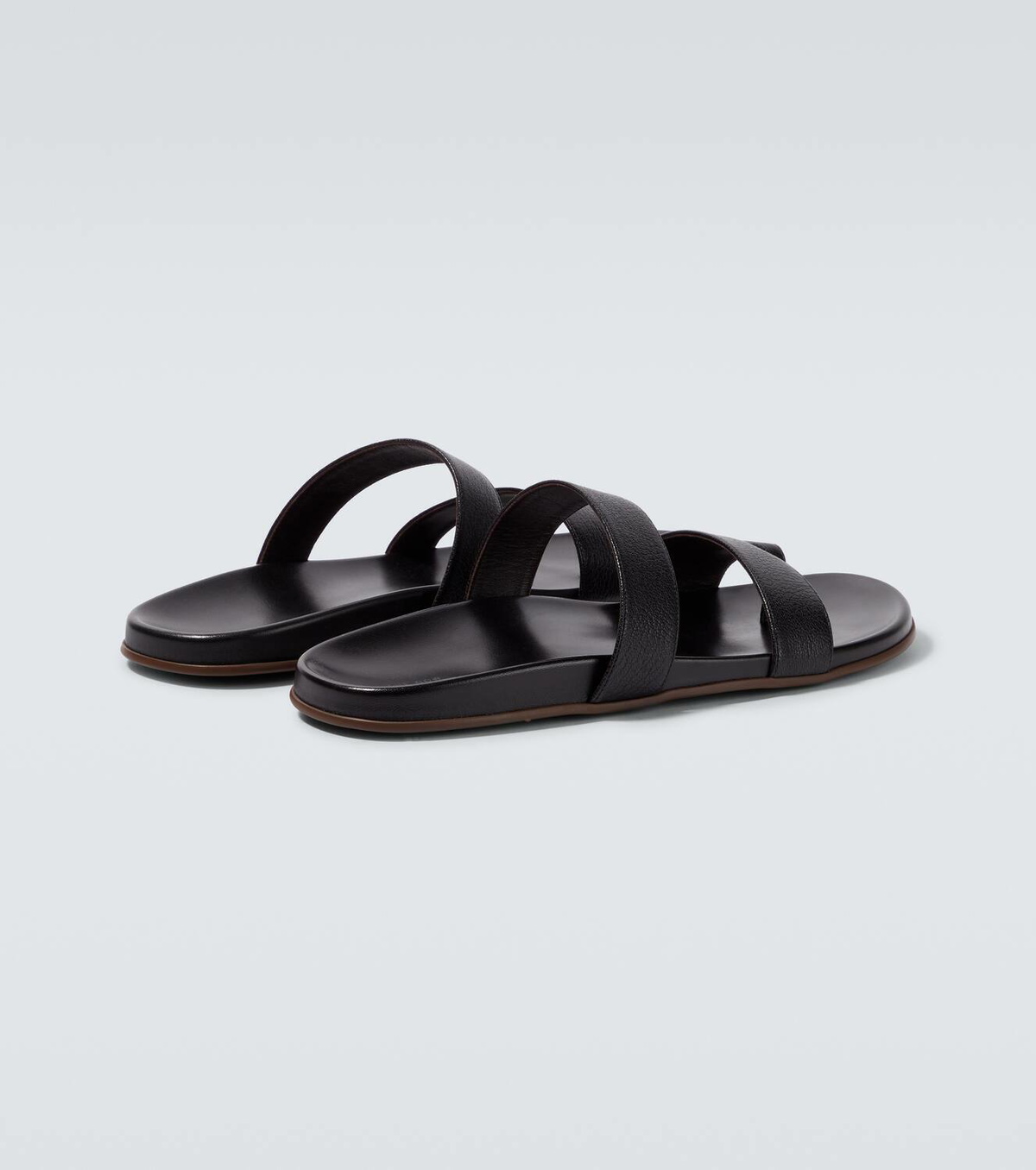 The Row Hugh leather sandals