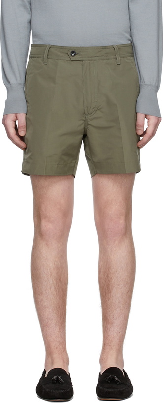 Photo: TOM FORD Khaki Polyester Shorts