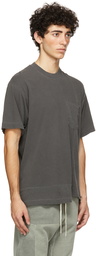 John Elliott Black Reconstructed Lucky Pocket T-Shirt