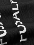Fusalp - Pop II Logo-Jacquard Ribbed-Knit Ski Socks - Black