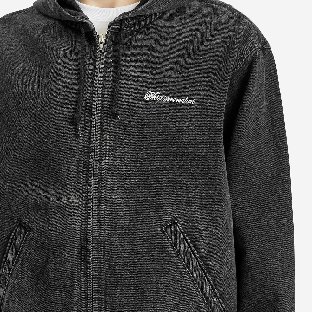thisisneverthat Men's Washed Carpenter Jacket in Black thisisneverthat