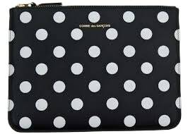 Photo: Comme des Garçons Wallet Dots Printed Leather Wallet