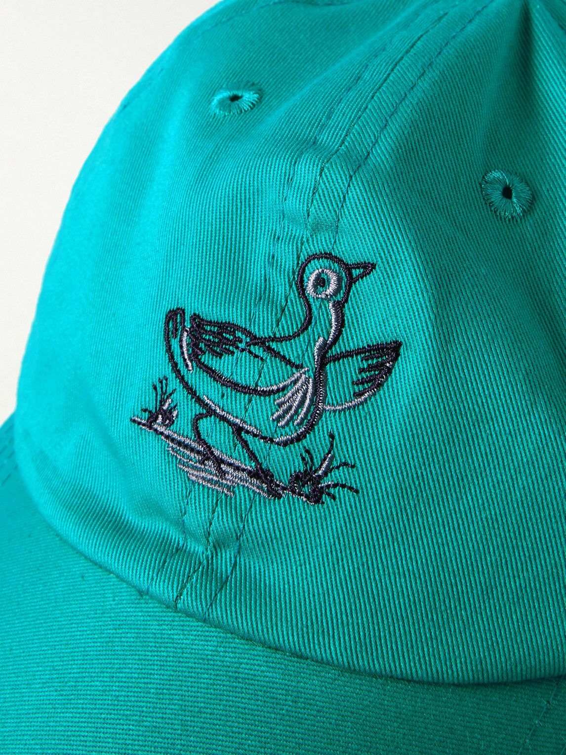 Drake's - HIM Embroidered Cotton-Twill Baseball Cap