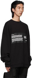 Hood by Air Black Logo Sweatshirt