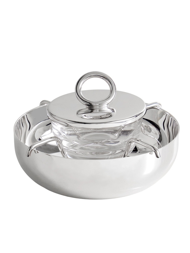Photo: Christofle - Vertigo Small Silver-Plated Caviar Serving Set