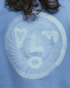 ØLÅF SPIRAL FACE CREWNECK Blue Womens Sweatshirt