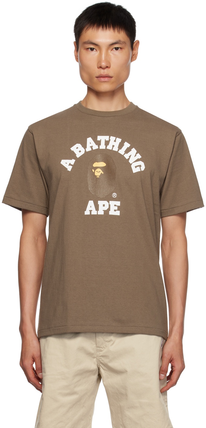Photo: BAPE Brown College T-Shirt