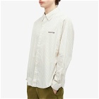 thisisneverthat Men's DSN Striped Shirt in Beige