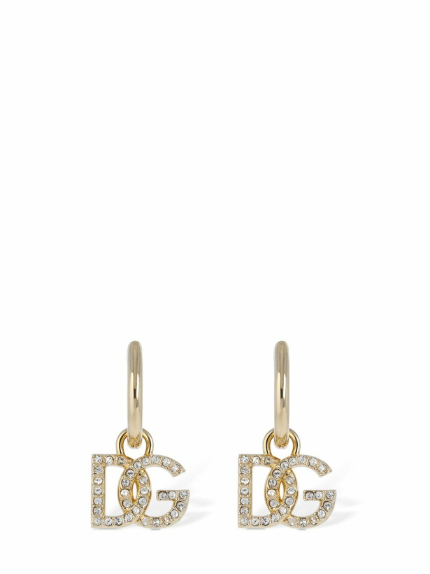 Photo: DOLCE & GABBANA - Dg Logo Crystal Mono Earring