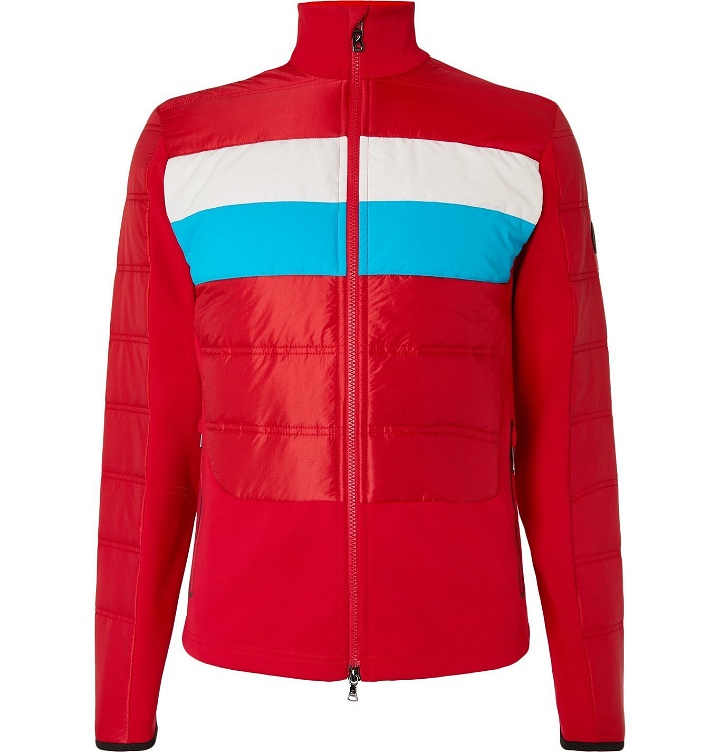 Photo: Bogner - Colour-Block Quilted Ski Jacket - Red