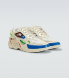 Raf Simons - Cylon-21 leather-trimmed sneakers