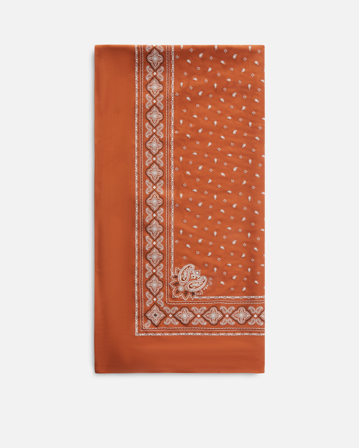 Pinko Bandana Print Scarf Burnt/White